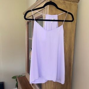 Lavender racerback top